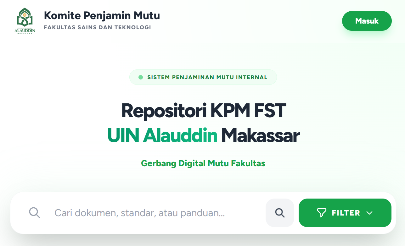 Repositori KPM FST UIN Alauddin Makassar